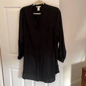 H&M Black Shirt Dress